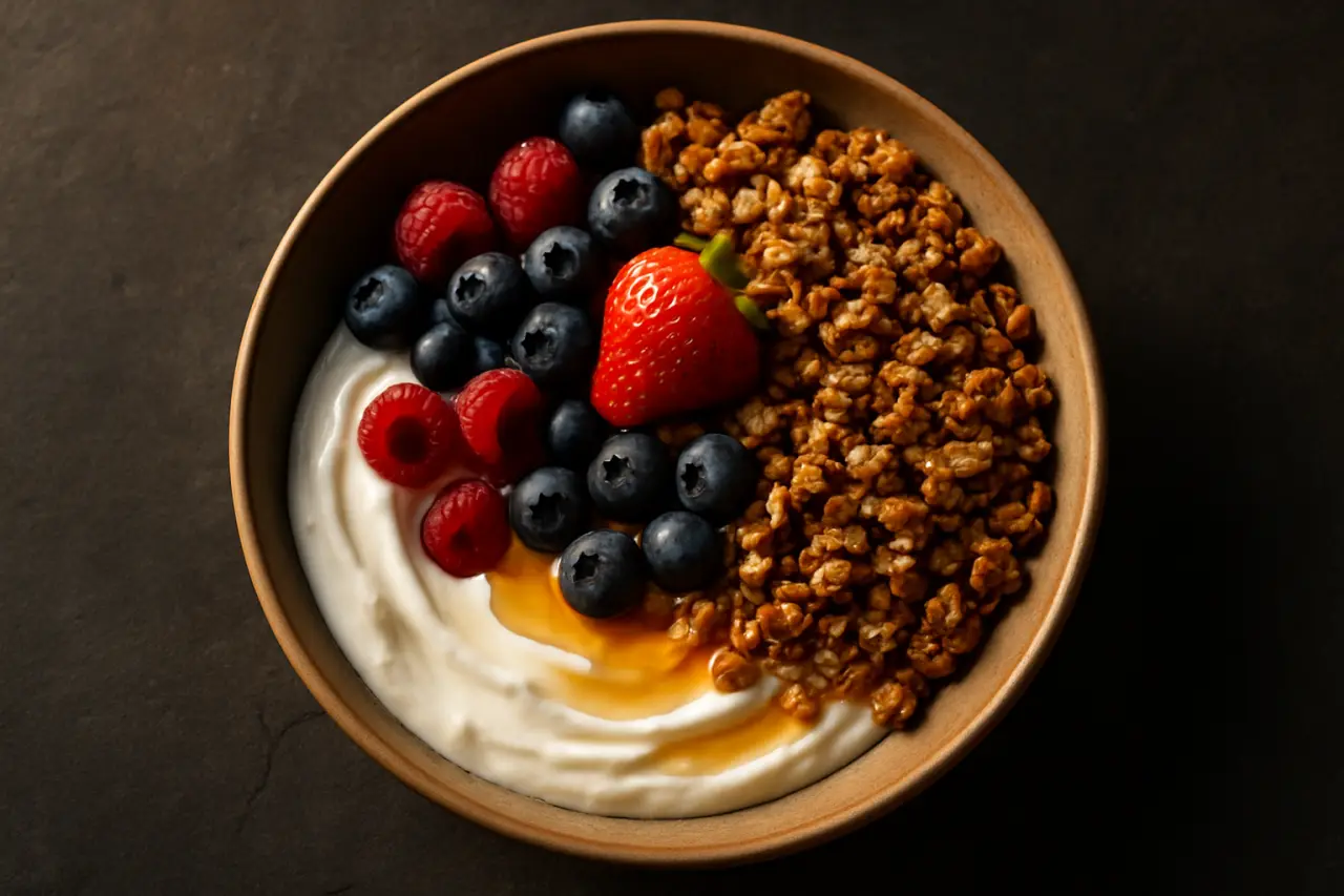 Greek Yogurt Power Bowl - the fastest 38 grams of protein you'll eat all week