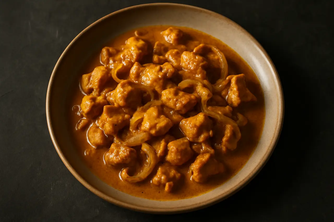 Weeknight Chicken Curry - a mild, creamy curry built on curry paste and coconut milk - fast enough for a tuesday, gentle enough for the kids